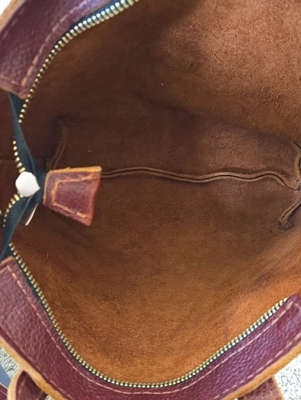Portland Leather Mini Crossbody Zipper Tote - Picture 15 of 16